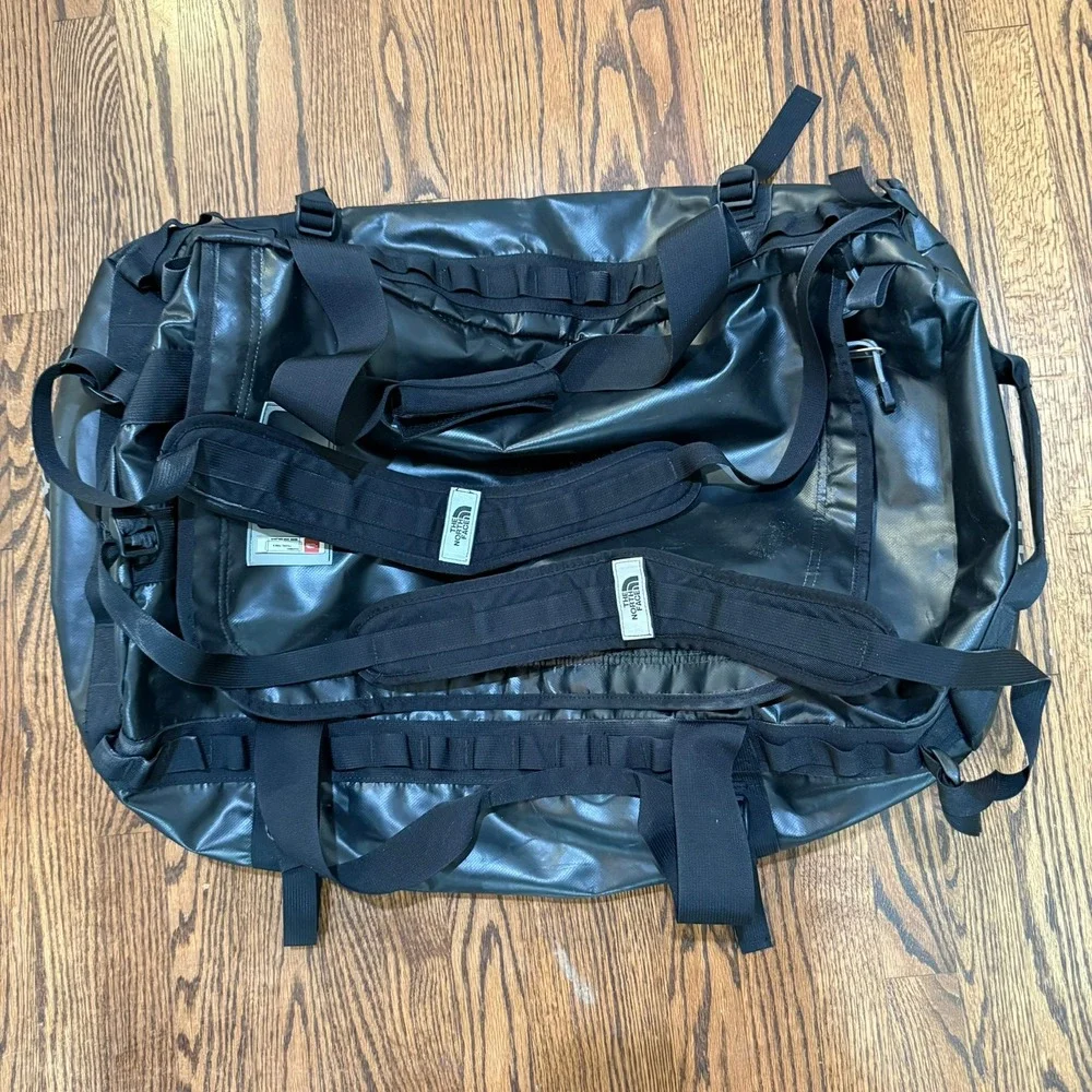 The North Face Base Camp Duffel Large Black AAW1 Water Resistant Travel Bag